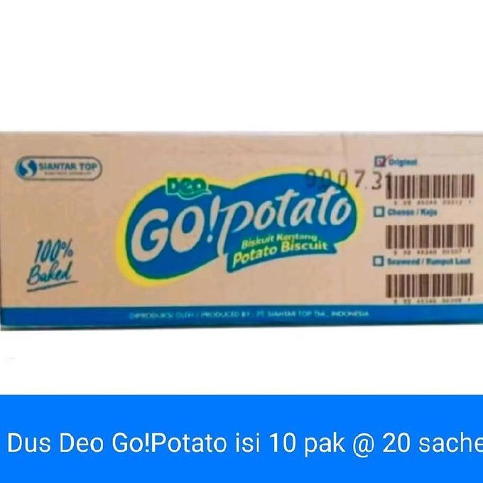 Biskuit Deo GoPotato 1 Dus isi 10 pak @ 20 sachet