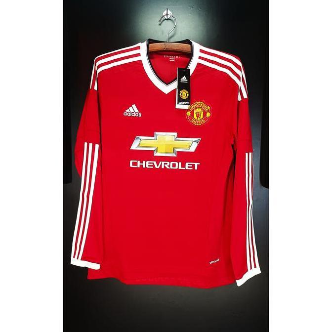 TERLARIS - Manchester United 2015-16 Home LS. MEDIUM. BNWT. Original Jersey. Adidas AC1416