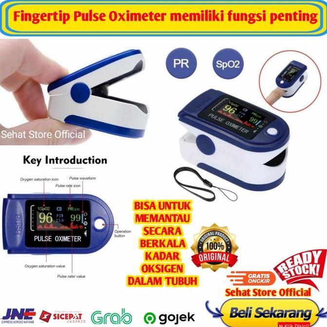 Oximeter Jari Oksimeter Oxymeter Oximetery Alat Pengukur Oksigen Darah