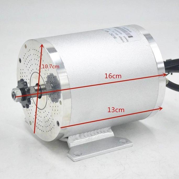 Motor Bldc 2000W 48V Dinamo Listrik 2Kw 48V Mesin Mobil Listrik 2000W Kualitas Terbaik Harga Termura