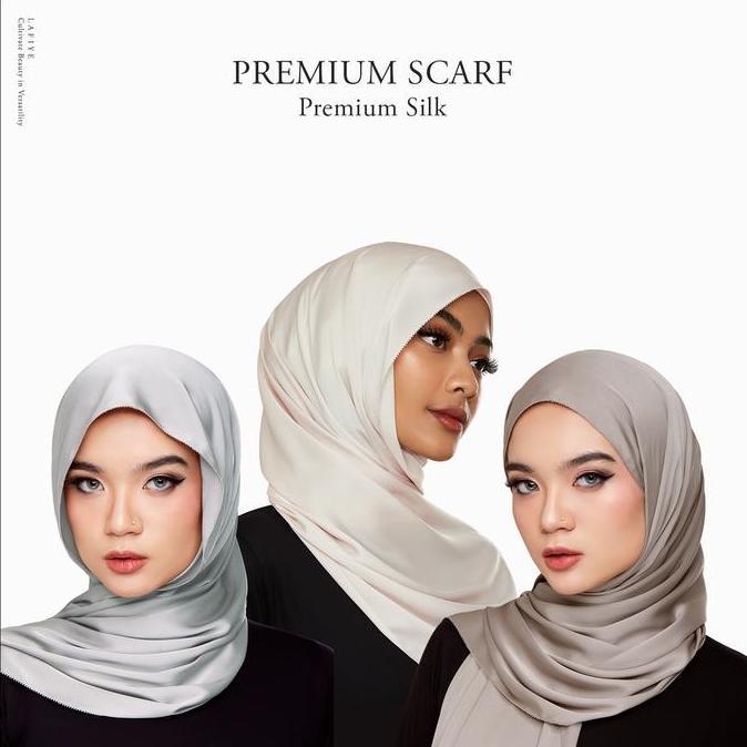 DS372 - Premium Silk Scarf - Lafiye Premium Scarf