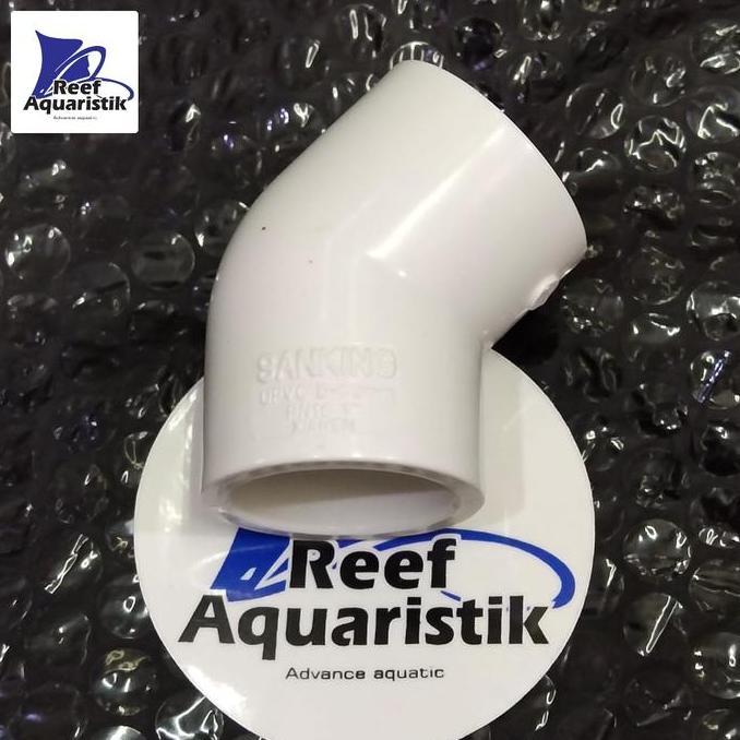 45 degree elbow UPVC keni UPVC 45 derajat 32mm