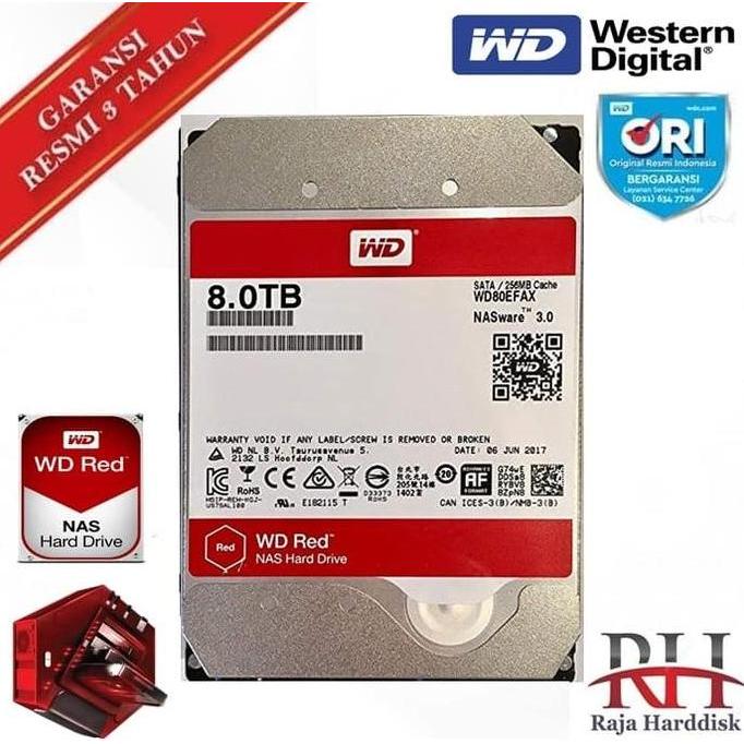 Saveyou- Wd Nas 8Tb Red Wd80Efrx