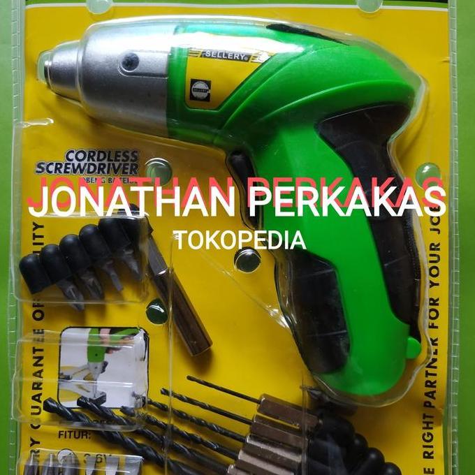 Mesin bor obeng sellery /obeng charger listrik sellery/cordless screw