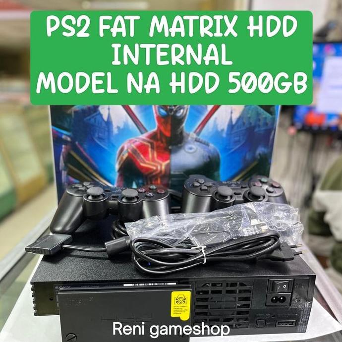 PS2 PLAYSTATION2  FAT MATRIX NA HDD INTERNAL 500GB FULLGAME