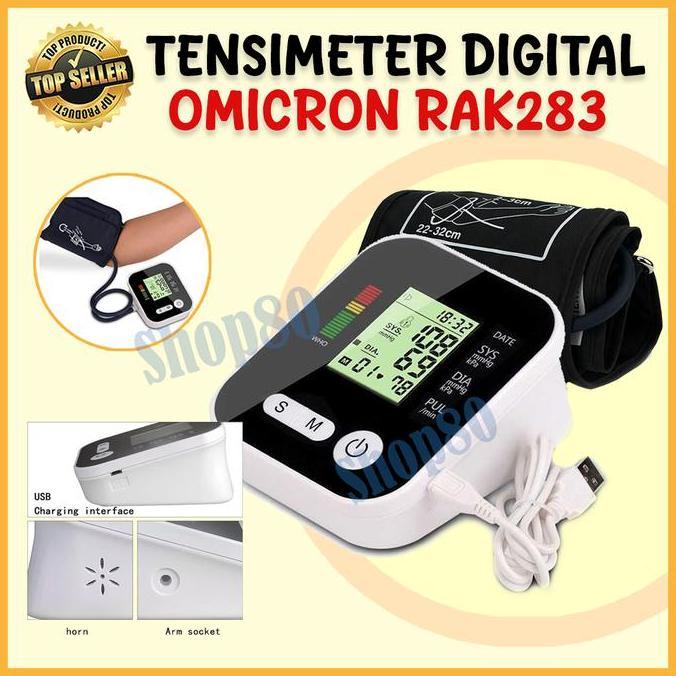 Tensi Meter Omicron Tensimeter Digital Lengan Tekanan Pengukur Darah RAK283 Alat Ukur Tensi