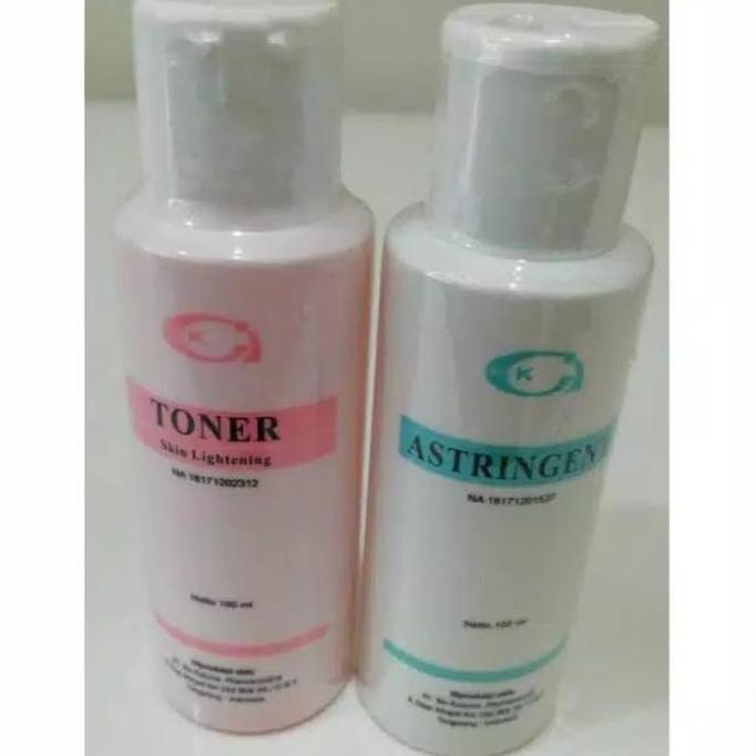 Toner merah Astringent putih penyegar bio kusuma
