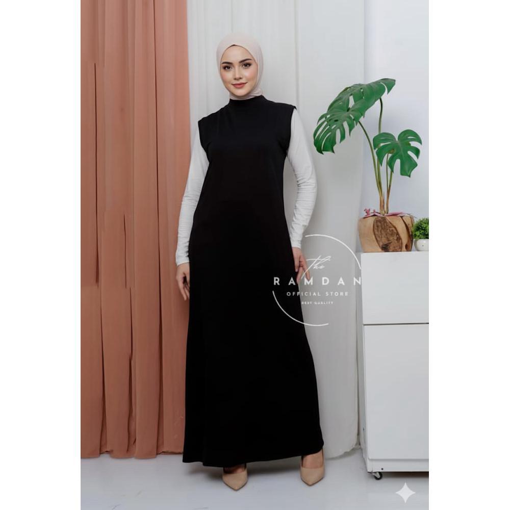 Inner Gamis Tanpa Lengan-Gamis Kutung Rayon Super, Gamis Manset Buntung, Manset Gamis Tanpa Lengan
