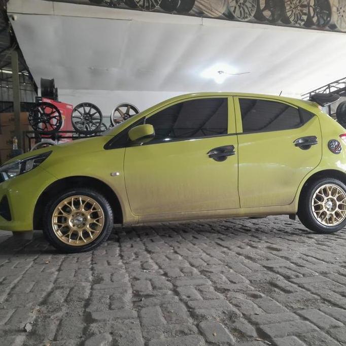 Paket velg plush ban ring 15 honda brio velg Hsr Rai S5