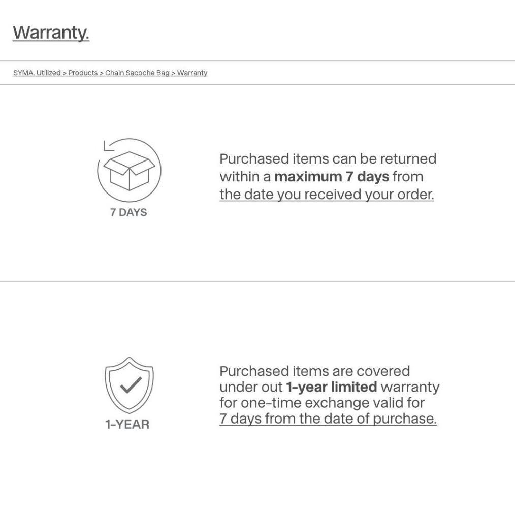 Promo Terbaru Syma. Chain Sacoche Sling Bag Black