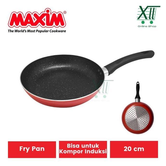 MAXIM GOURMET FRY PAN MARBLE COATING Wajan Penggorengan Anti Lengket