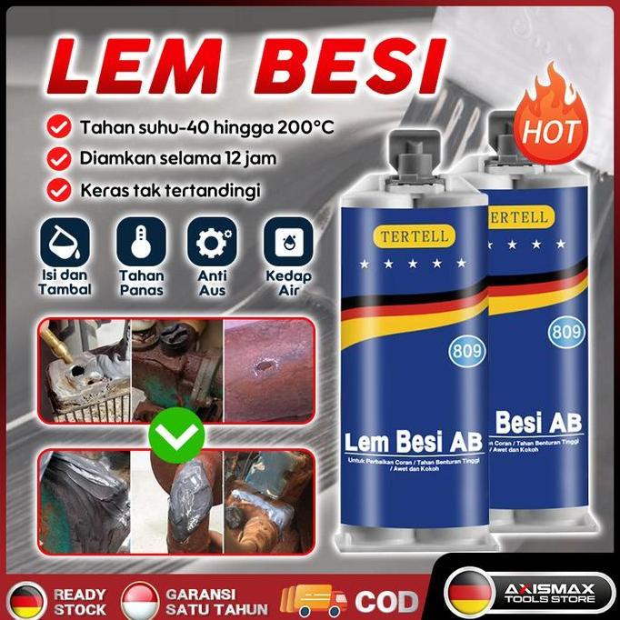 Promo CODLem AB Besi Super Kuat Tahan Panas Kafuter Lem Perekat Super Untuk Reparasi Mobil /Rumah (L