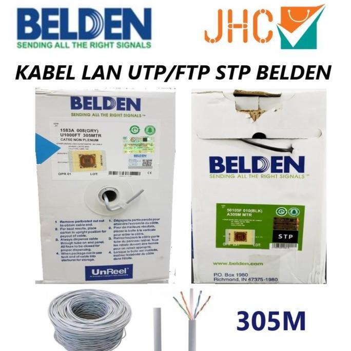 Kabel LAN Cat 5e Belden - Cat5 - Kabel FTP STP/ UTP Cat5e BELDEN 305M