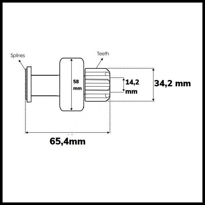 GRATIS ONGKIR BENDIX STARTER MITSUBISHI COLT DIESEL T210 T200 - MITSUBISHI MOTORS 
