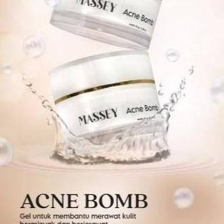 Massey Acne Bomb -night cream -krim malam jerawat & whitening kitoderm