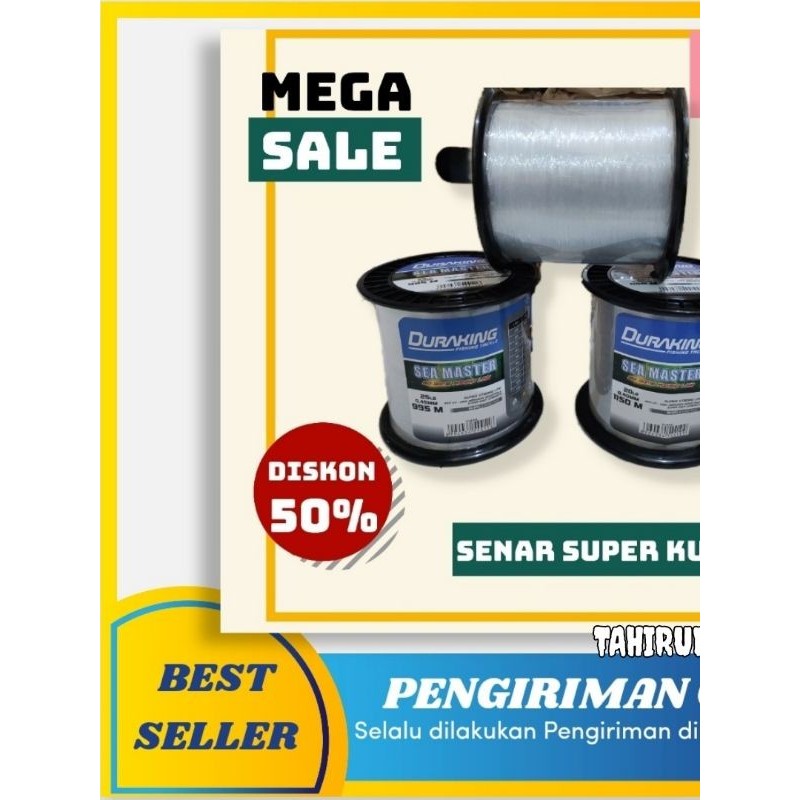 PROMO (COD) Senar Pancing Dur@king Sea M@ster 20LB 25LB 30LB 40LB 50LB 60LB 80LB 100LB 120LB 150LB. 