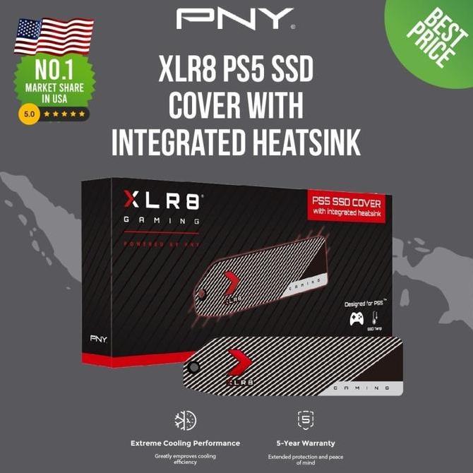 HARGA DISC - PS5 Penutup + Pendingin SSD Cover Heatsink + Thermal Pad PS5 PlayStation PS 5 Fat & Sli