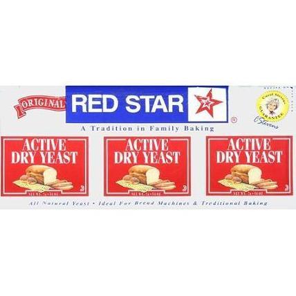 Active Dry Yeast Red Star/ Ragi Bebas Gluten / Ragi Instan Aktif