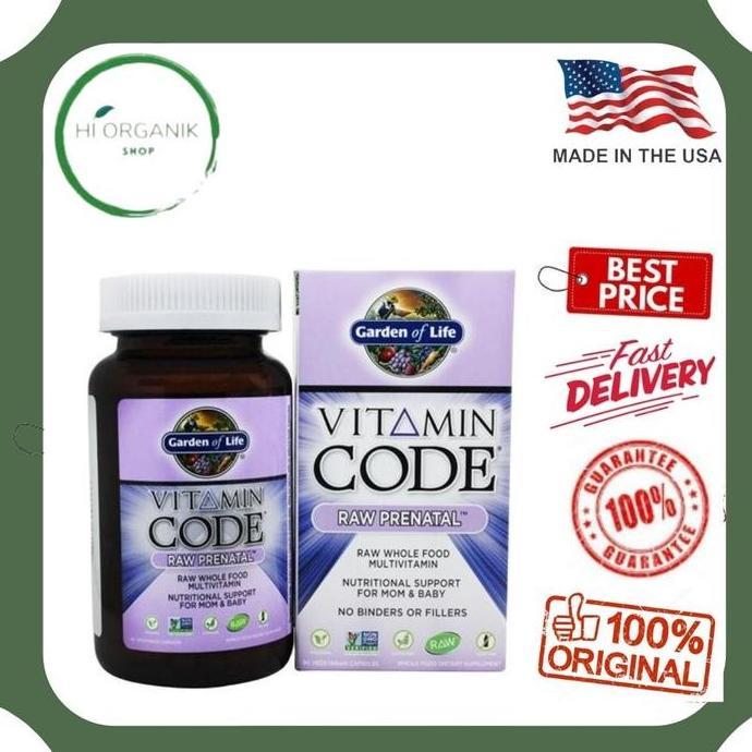 Garden Of Life Vitamin Code Raw Prenatal 90 caps multivitamin prenatal