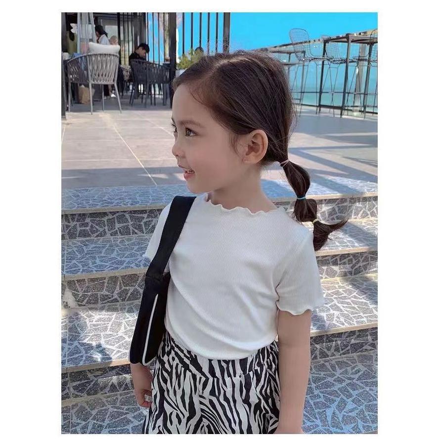 Diskont Boboho Atasan Kaos Anak Perempuan Lengan Pendek / Kaos Anak Gaya Modis