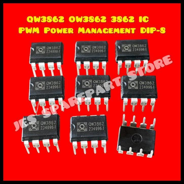 GRATIS ONGKIR QW3862 OW3862 3862 IC PWM POWER MANAGEMENT DIP-8 