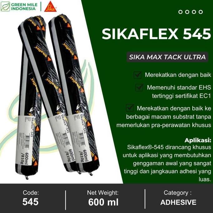 Promo SIKAflex 545 MaxTack Ultra (White 600 ml) Glue Lem Perekat Serbaguna SIKA 545 High Grab Pengga