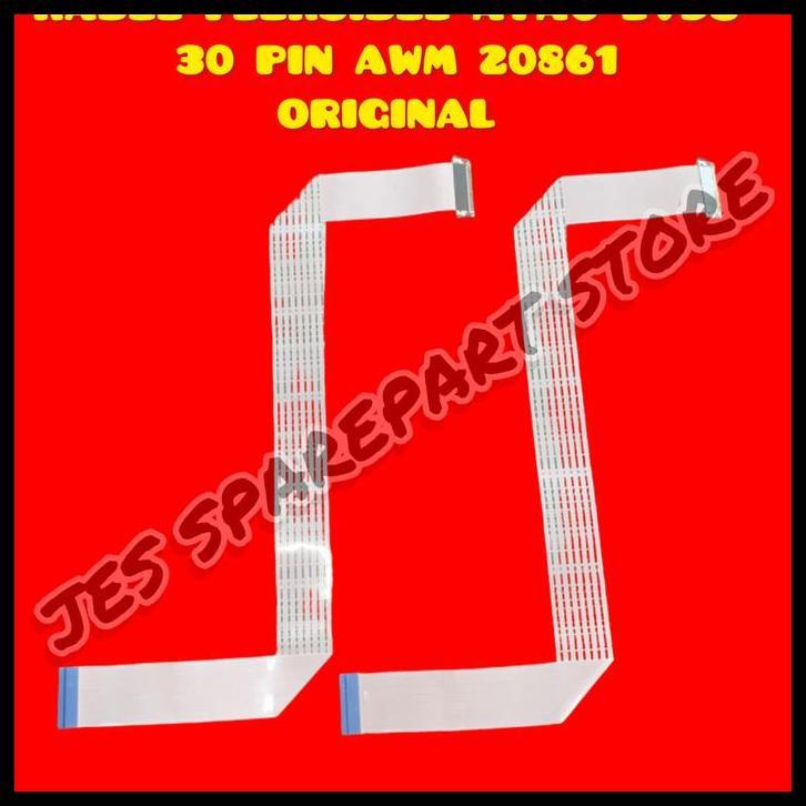 DISKON KABEL FLEKSIBEL ATAU LVDS  30 PIN AWM 20861  ORIGINAL 
