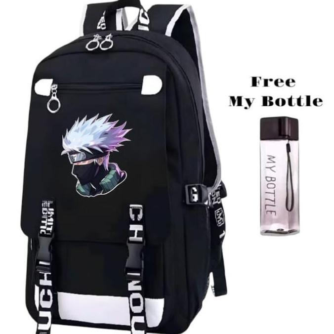 DI156 >> MITA.BAGS TAS SEKOLAH ANAK KEREN KEKINIAN NYAMAN |TAS MERAH KAKASHI SIMPEL STYLISH MURAH |T