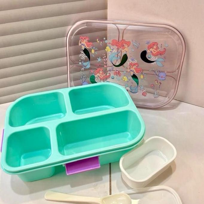 TEMPAT MAKAN SMIGGLE SEKAT 4 2013A 1550ml SPIDERMAN MERMAID DINO FREE SENDOK DAN TEMPAT SOP//LUNCH B