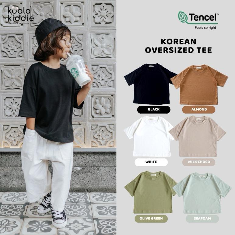 Unik Koalakiddie - Korean Oversize Tee | Kaos Oversize Anak | Kaos Anak Polos | Kaos Anak Tencel | K