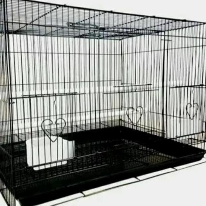 NEW kandang besi kotak besar ukuran 60x45 cm
