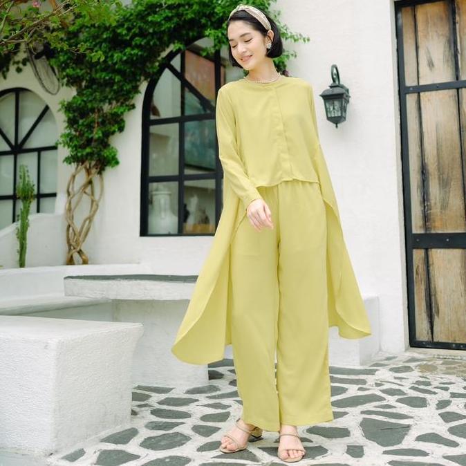 WOMENWEAR INDONESIA | Hopie Set | Oneset Batwing | Atasan Polos | Setelan Wanita