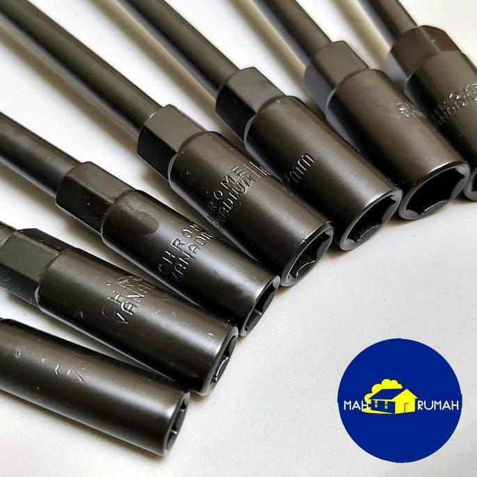 Paket Kecil 7 pcs Kunci Sok Shock T TEKIRO - 8 9 10 11 12 13 14 mm PAS