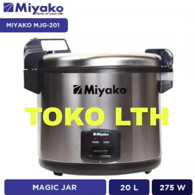 NEW MAGIC JAR JUMBO 20 LTR MIYAKO MJG201 MJG 201 PEMANAS PENGHANGAT NASI