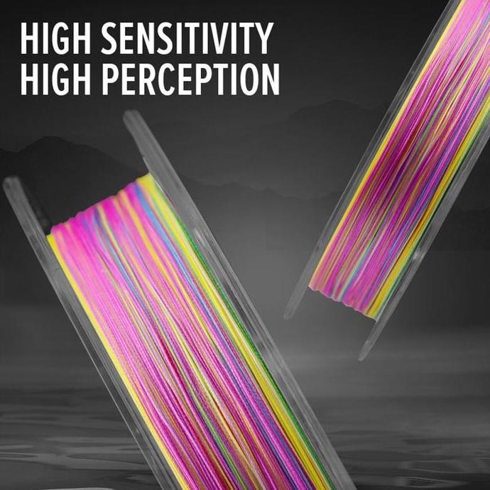 SEASIR BULLMAX PE X8 Senar Pancing Multicolor (300M 31.7KG MAX) Braided Fishing Lines 8 Untaian Kepa