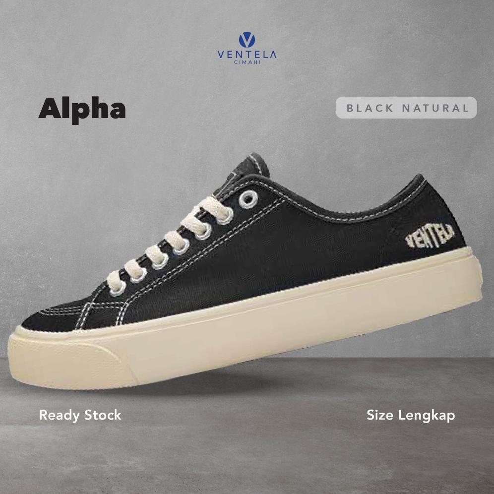 Ventela Alpha Low Black Natural