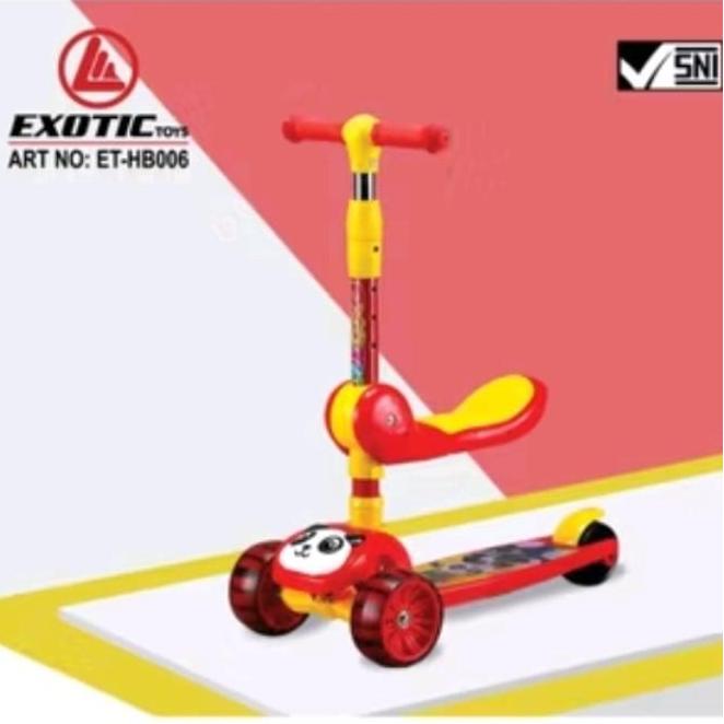 SCOOTER ET-HB 006 EXOTIC / Skuter anak / Skuter lipat / Skuter otoped ( skuter duduk ) (TERBAIK) (TE