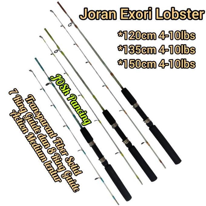 Joran pancing udang Exori Lobster 120 135 150 cm lentur marit banyak FREE PIPA (TERBAIK) (TERBARU) (
