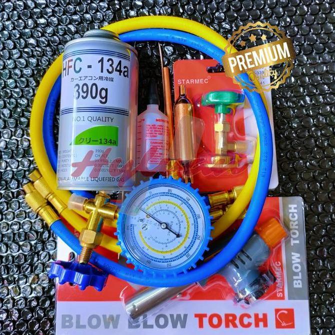 Paket Pengisian freon Kulkas R134a komplit HEMAT