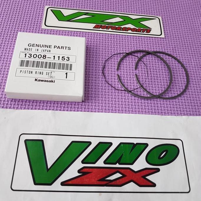 Ring Set Piston Ring Seher Standar Ninja R SS 150 RR KRR Ori Kawasaki