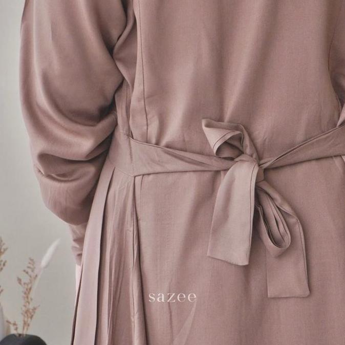 SAZEE - Ilana Tunik - Tunik Wanita Polos - Tunik Wanita Lengan Panjang