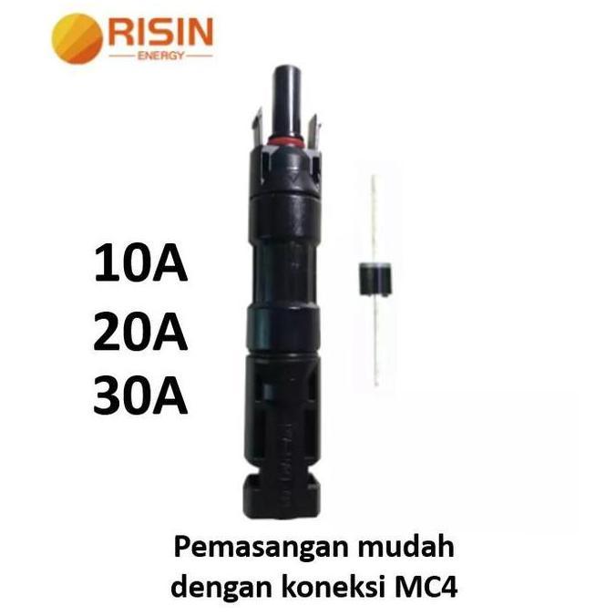 MC4 Dioda Inline Connector for Solar Panel Surya 20A