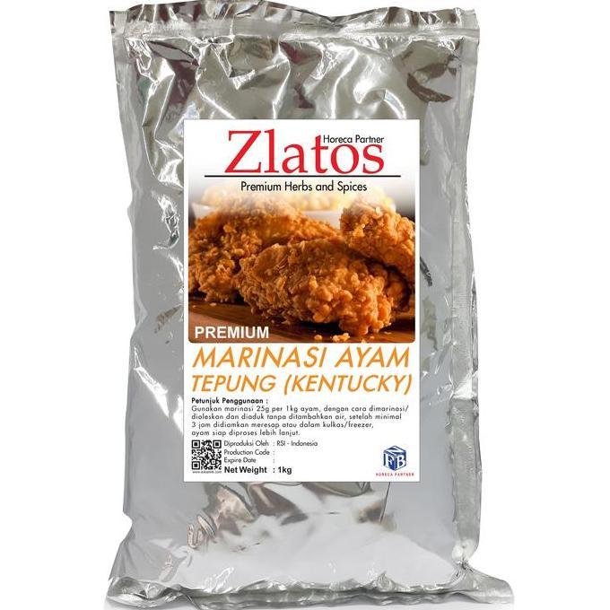 Marinasi Ayam Tepung Premium (Kentucky) Zlatos 1kg