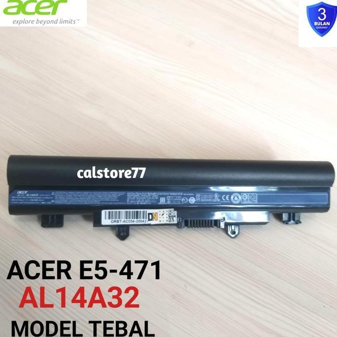 Baterai Batre Laptop Acer ASPIRE E14 E15 E5-421 E5-411 E5-431 E5-471