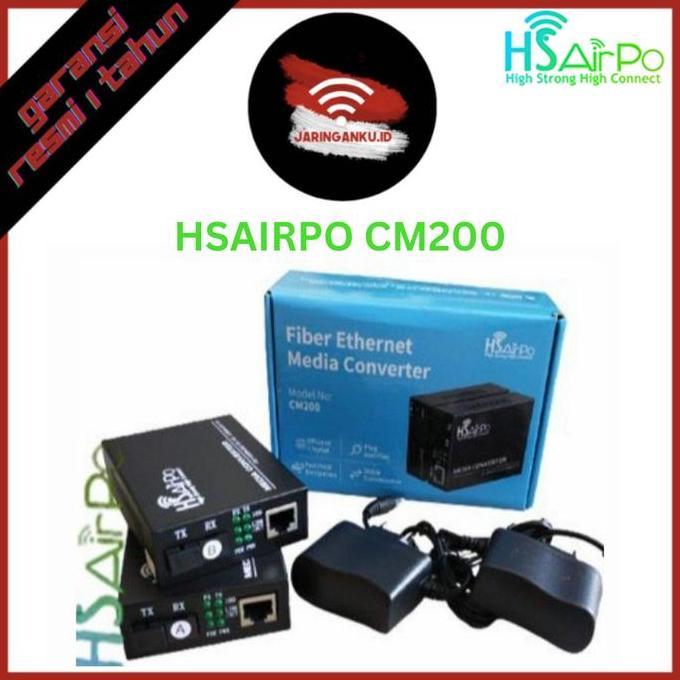 DF252 - HSAIRPO CM200 Media Converter FO 1FO 1ETH  "Lebih bagus dari HTB"