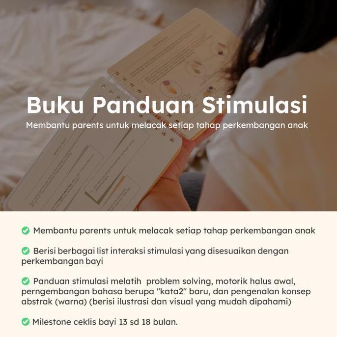 Learning Time-Program Thinker- Mainan stimulasi 13 sd 18 bulan/ Mainan edukasi anak 1 tahun/ Mainan 