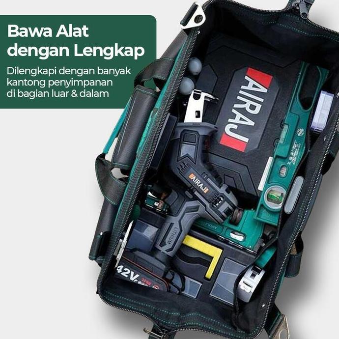 TERMURAH - Tas Perkakas Storage Bag Waterproof Reflective Strips - A03369