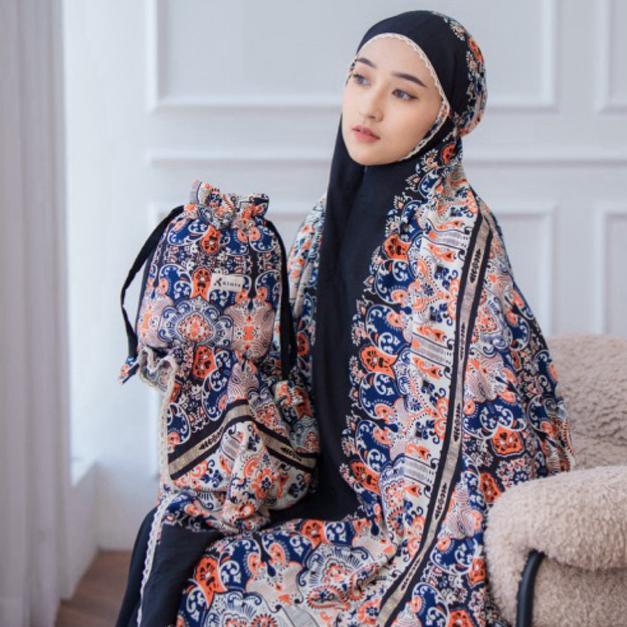 KIMYA ID Mukena Syafa Irish/ Mukena Traveling/ Mukena Rayon