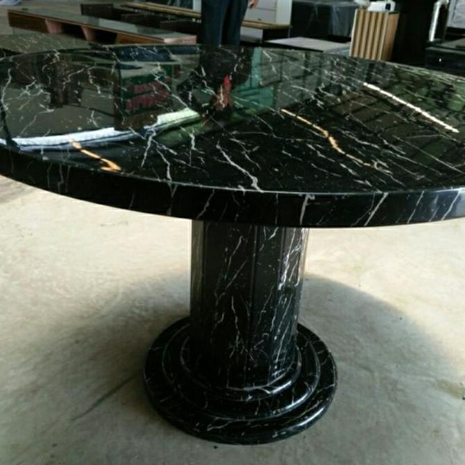 Terlaris Meja Makan Marmer Bundar
