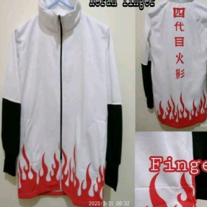 Grade Ori Jubah Cosplay Anime Anak Naruto Hokage Fashion Kids